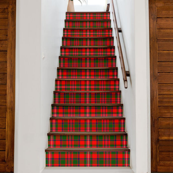 MacKinnon Modern Tartan Stair Stickers (Set of 13)