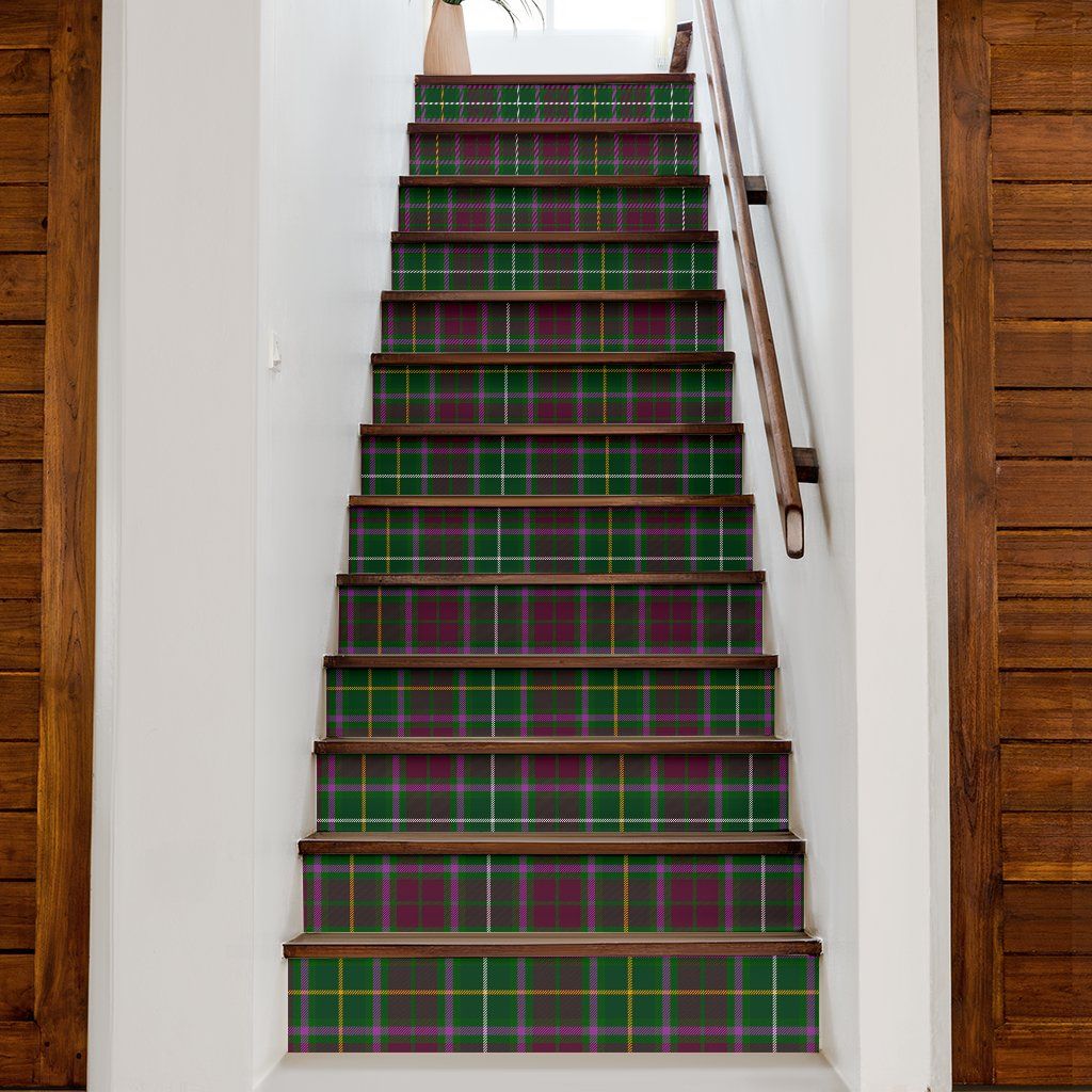 Crosbie Tartan Stair Stickers (Set of 13)