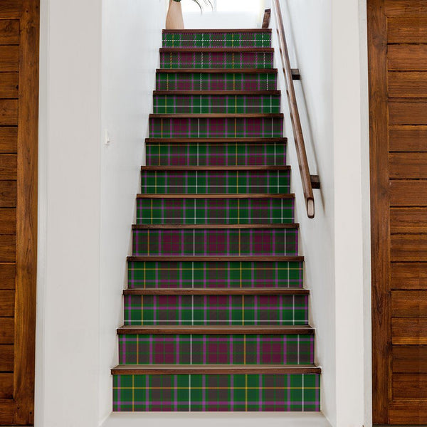 Crosbie Tartan Stair Stickers (Set of 13)