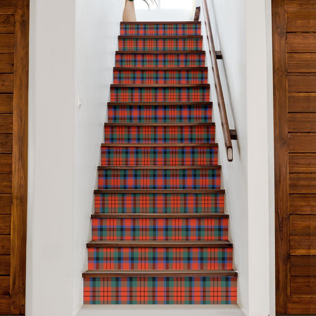 MacDuff Ancient Tartan Stair Stickers (Set of 13)