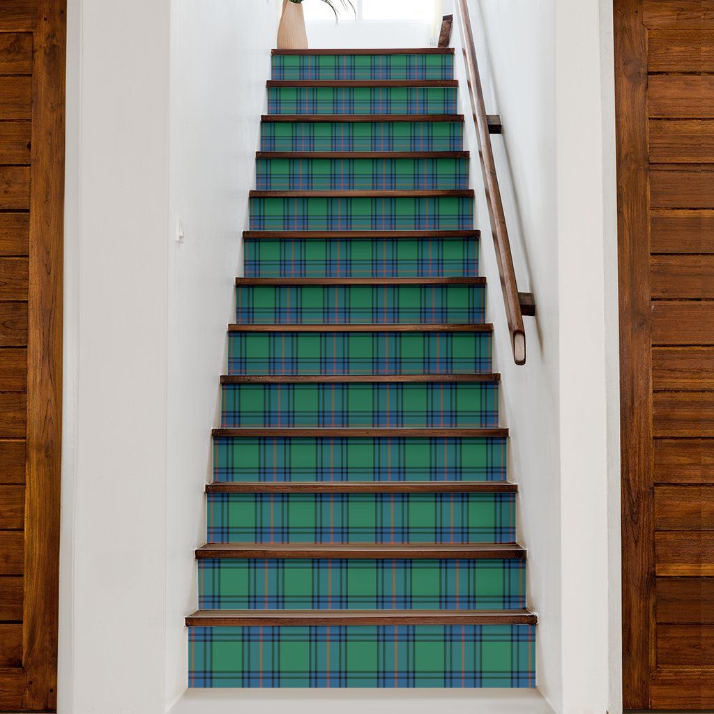 Shaw of Sauchie Tartan Stair Stickers (Set of 13)