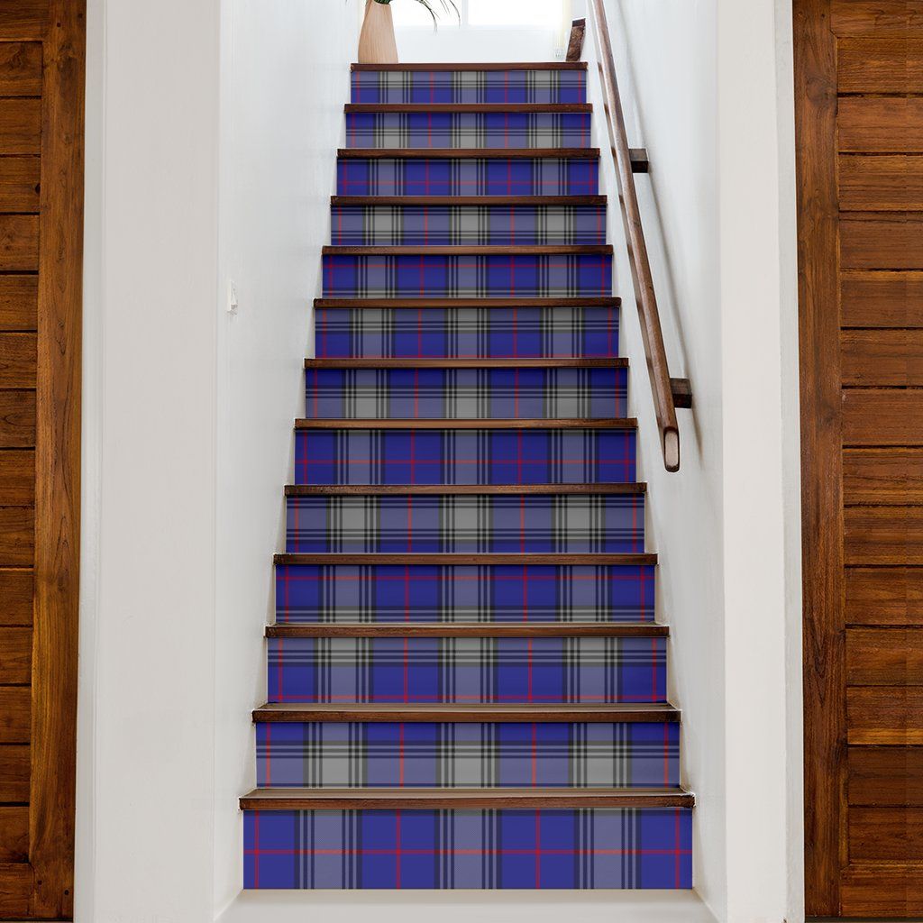 Kinnaird Tartan Stair Stickers (Set of 13)