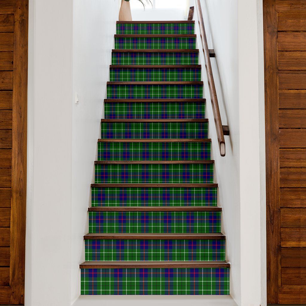 Duncan Tartan Stair Stickers (Set of 13)