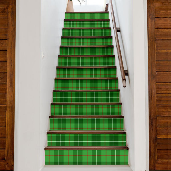 Galloway District Tartan Stair Stickers (Set of 13)