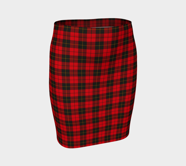 Wallace Weathered Tartan Classic Fitted Skirt