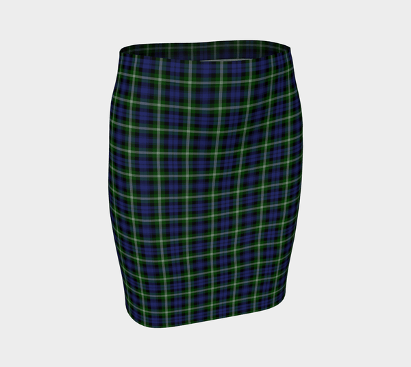 Baillie Modern Tartan Classic Fitted Skirt