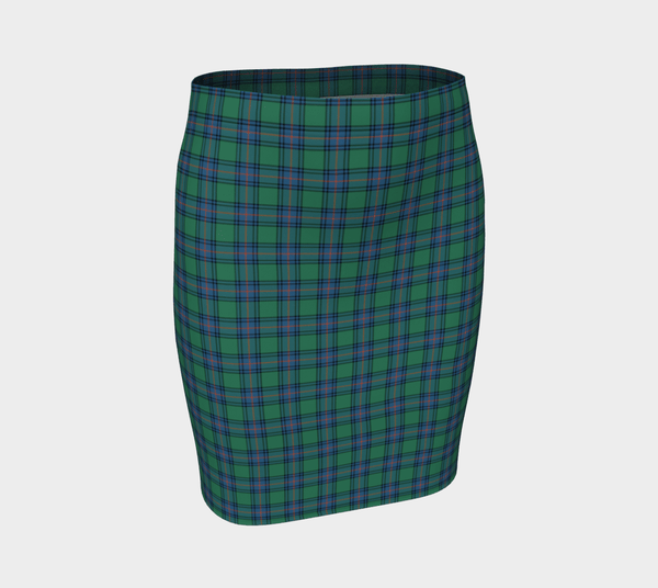 Shaw Ancient Tartan Classic Fitted Skirt