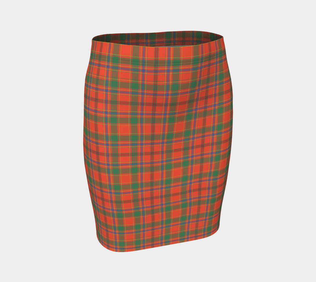 Munro Ancient Tartan Classic Fitted Skirt