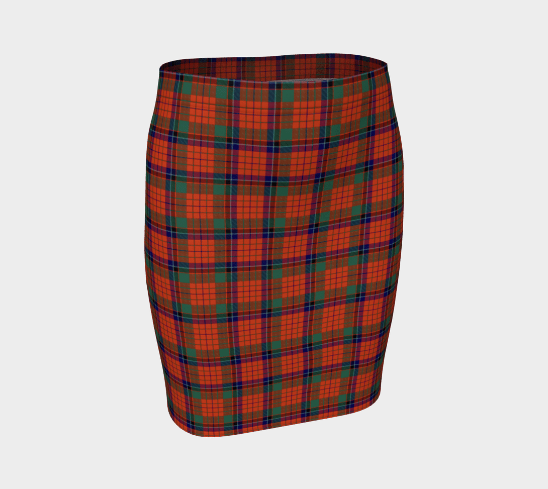 Nicolson Ancient Tartan Classic Fitted Skirt