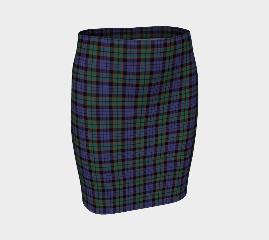 Fletcher Modern Tartan Classic Fitted Skirt