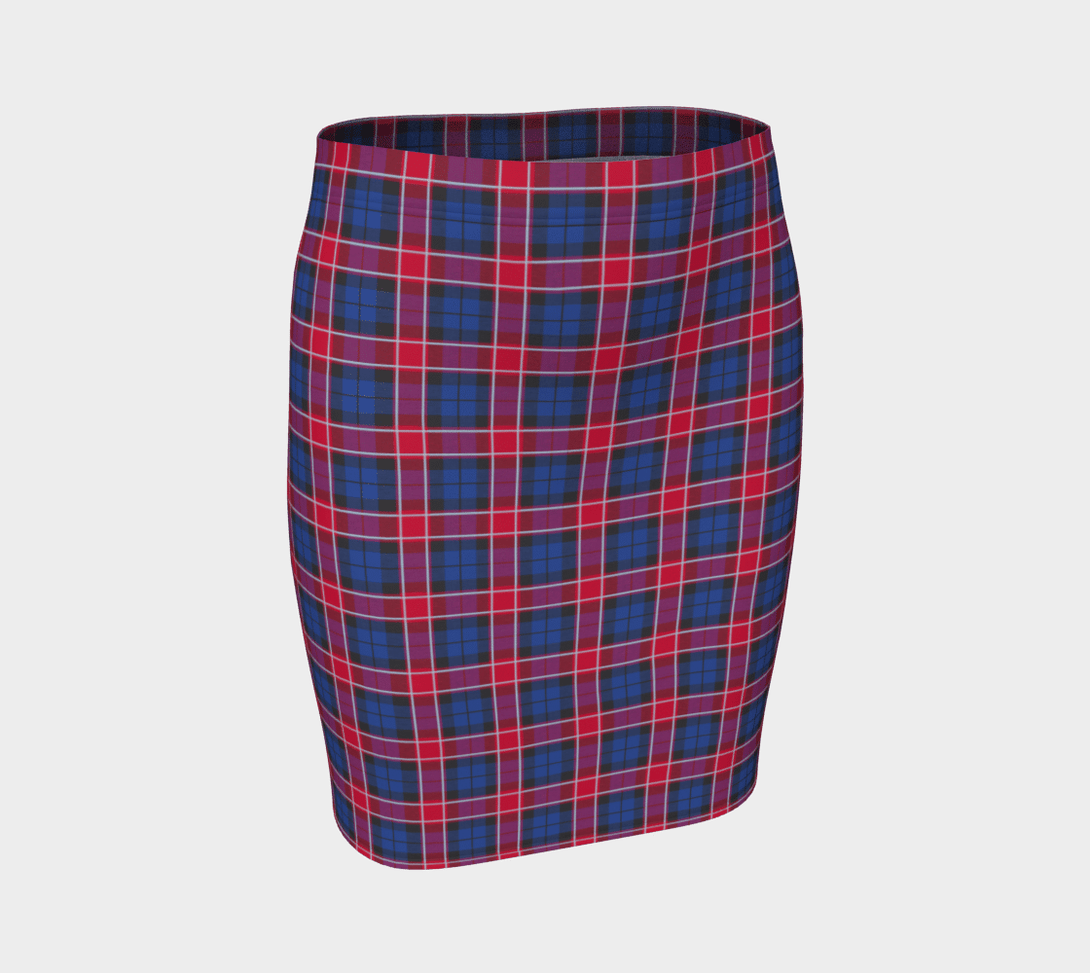 Graham of Menteith Red Tartan Classic Fitted Skirt