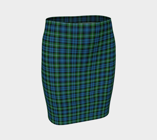 Lyon Clan Tartan Classic Fitted Skirt