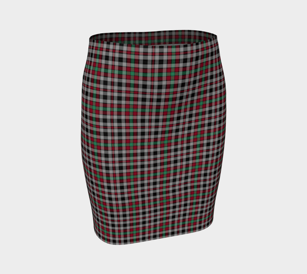 Borthwick Ancient Tartan Classic Fitted Skirt