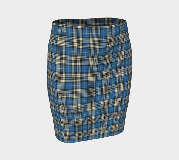 Napier Ancient Tartan Classic Fitted Skirt