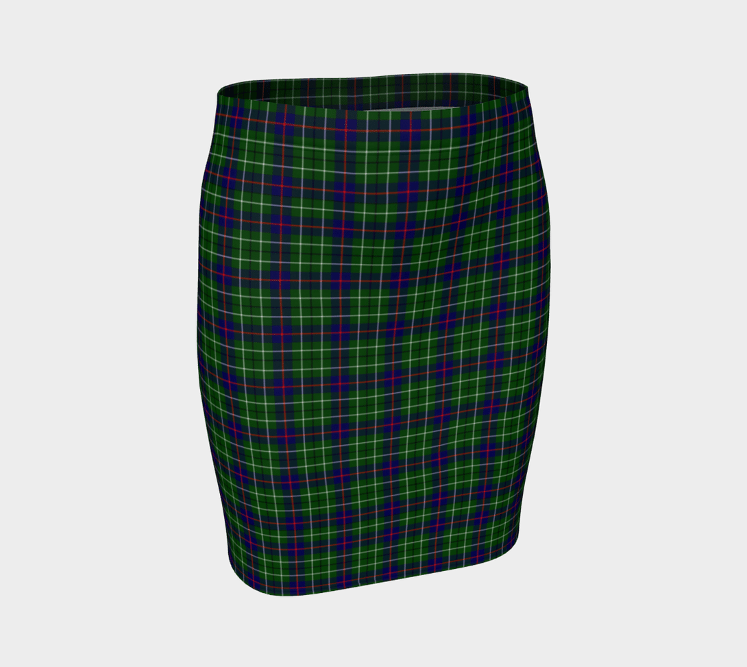 Duncan Modern Tartan Classic Fitted Skirt