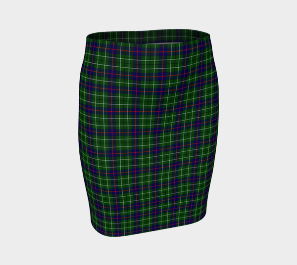 Duncan Modern Tartan Classic Fitted Skirt