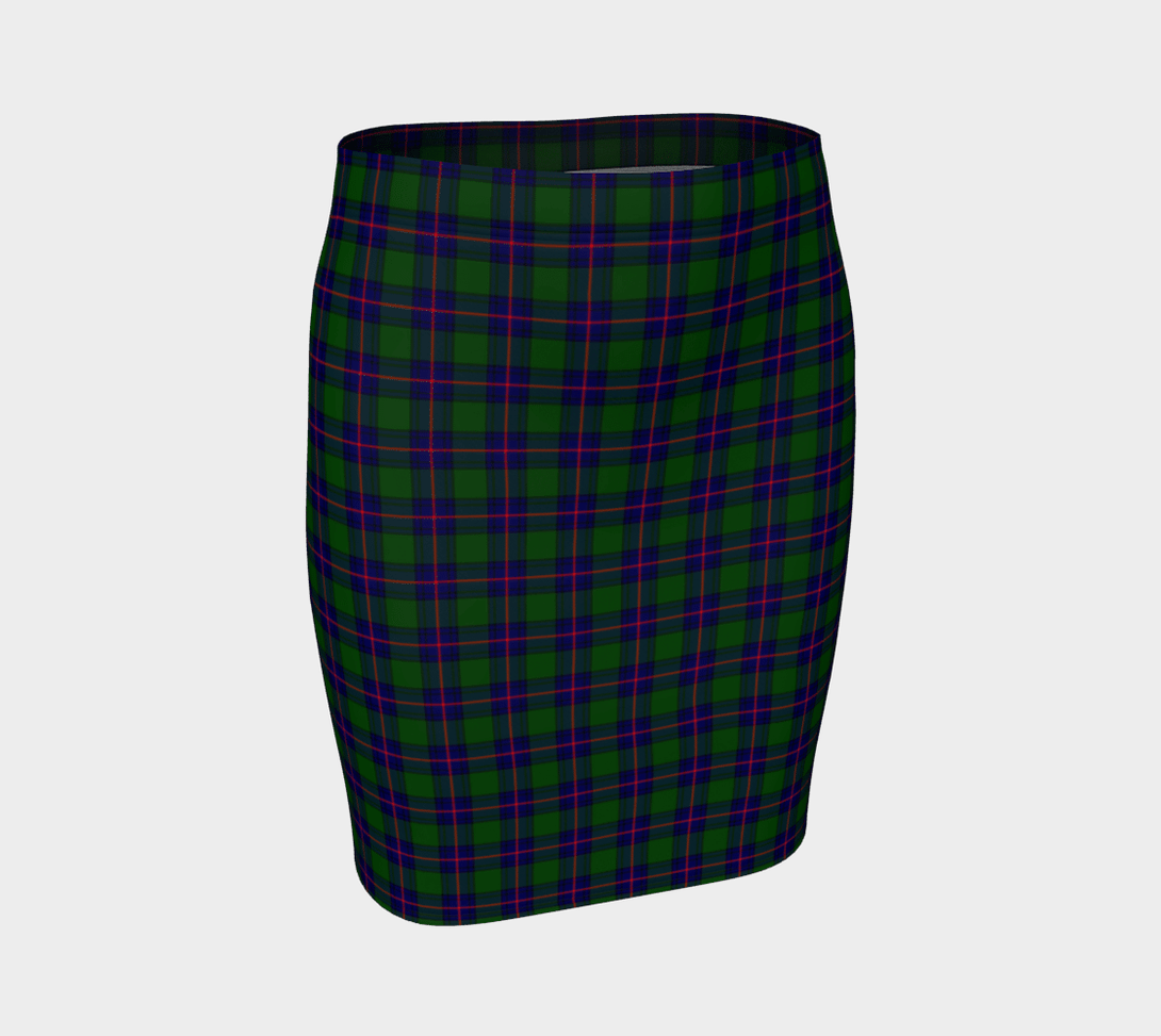 Shaw Modern Tartan Classic Fitted Skirt