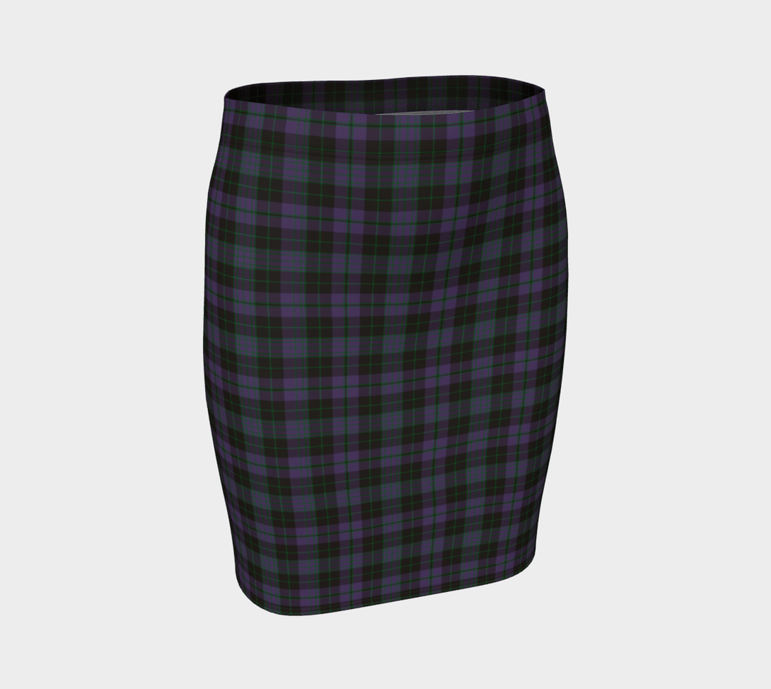 Clergy Green Tartan Classic Fitted Skirt