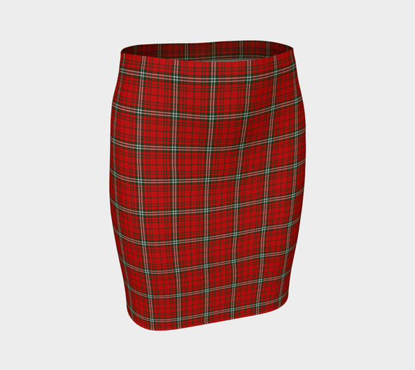 MacLay Modern Tartan Classic Fitted Skirt