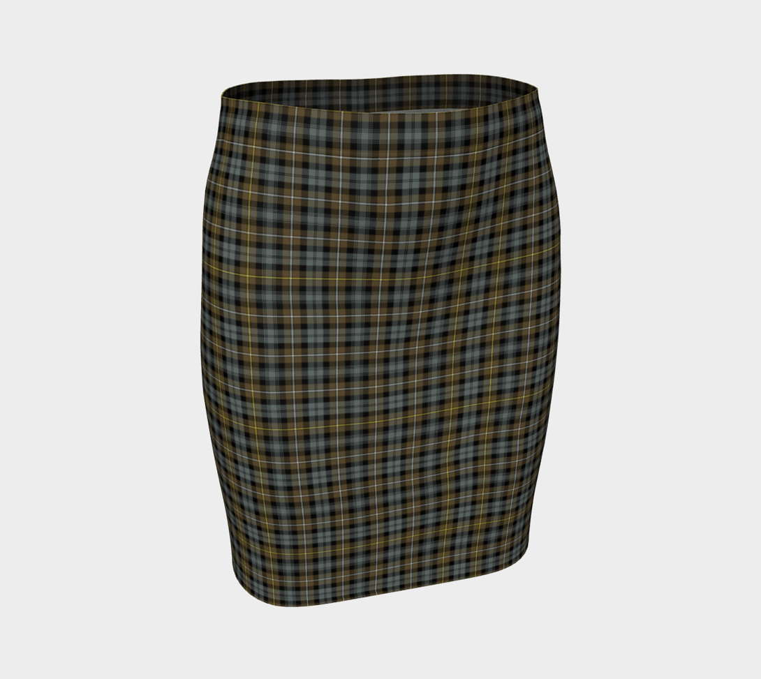 Campbell Argyll Weathered Tartan Classic Fitted Skirt