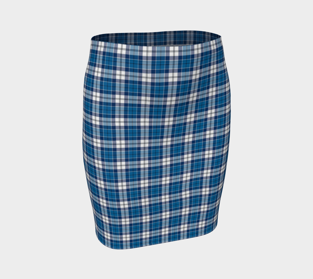 Strathclyde District Tartan Classic Fitted Skirt