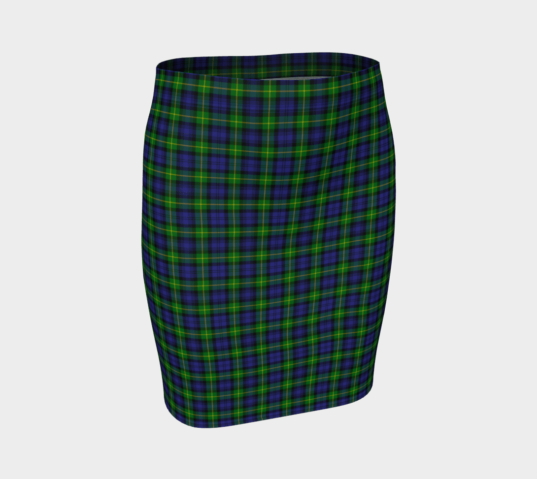 Gordon Modern Tartan Classic Fitted Skirt