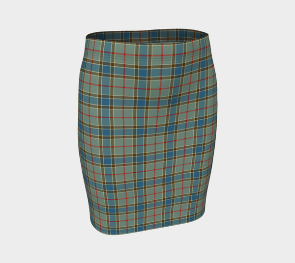 Balfour Blue Tartan Classic Fitted Skirt