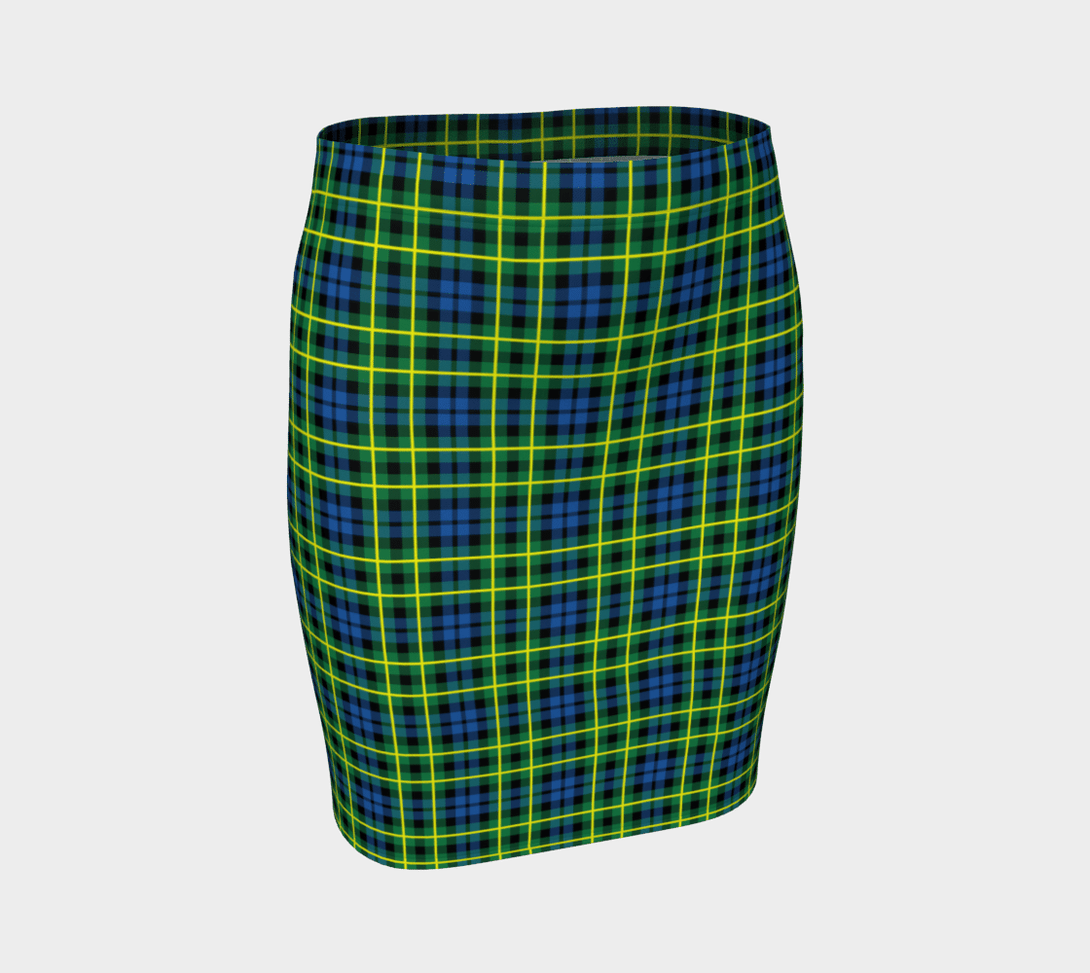 Campbell of Breadalbane Ancient Tartan Classic Fitted Skirt