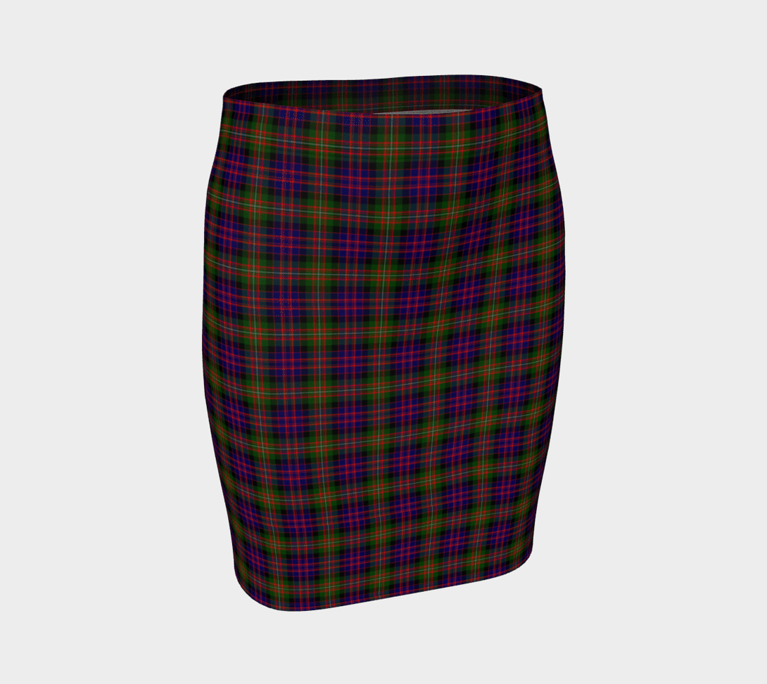 MacDonnell of Glengarry Modern Tartan Classic Fitted Skirt