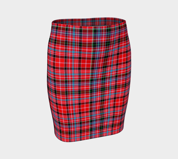 Aberdeen District Tartan Classic Fitted Skirt