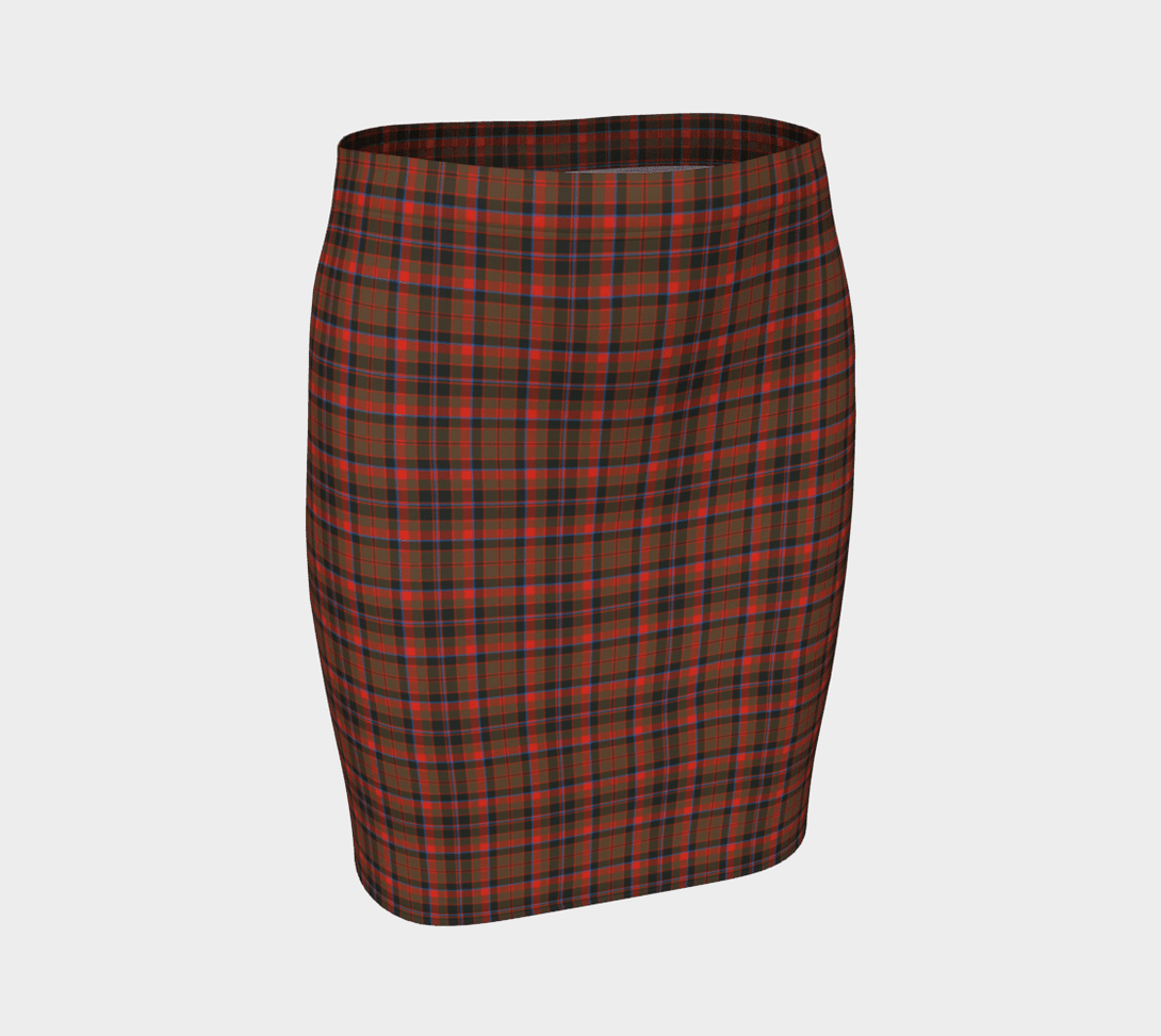 Cumming Hunting Weathered Tartan Classic Fitted Skirt