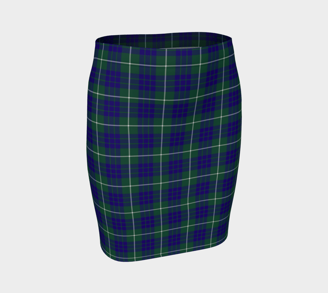 Hamilton Hunting Modern Tartan Classic Fitted Skirt