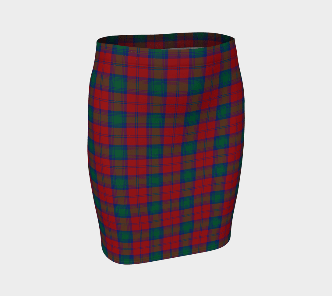 Lindsay Modern Tartan Classic Fitted Skirt