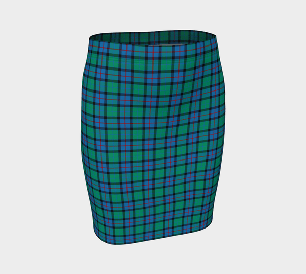 Flower Of Scotland Tartan Classic Fitted Skirt