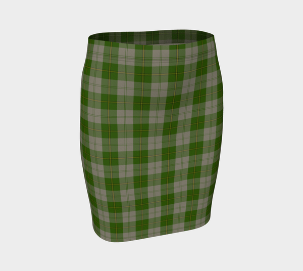 Cunningham Dress Green Dancers Tartan Classic Fitted Skirt