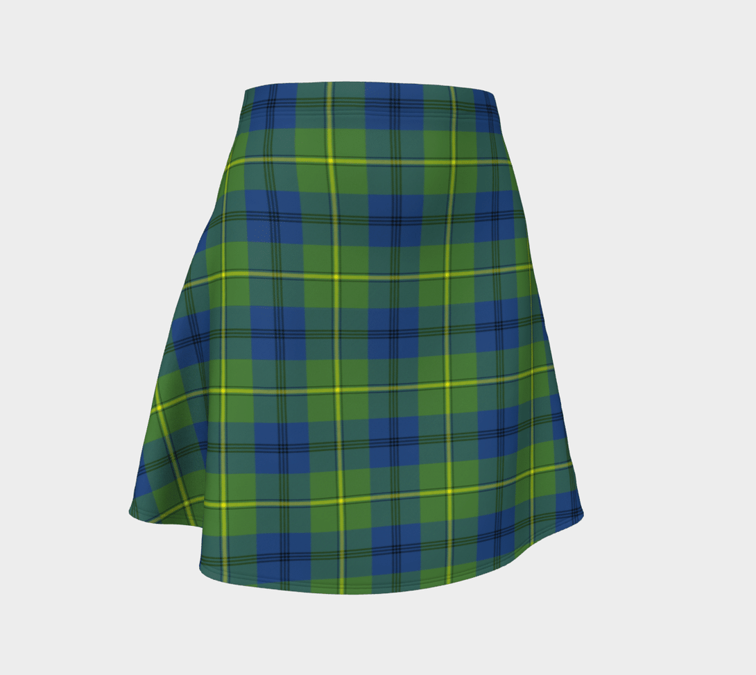 Johnston Ancient Tartan Classic Flared Skirt