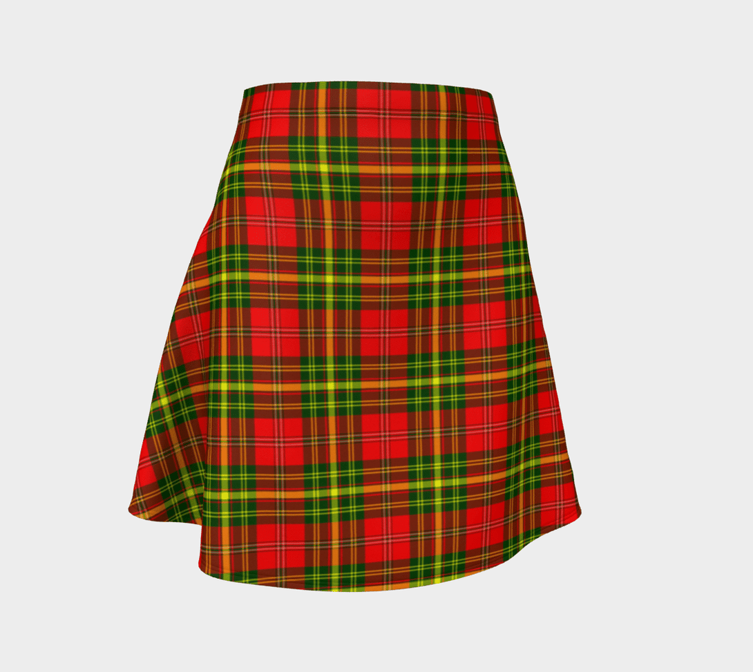 Leask Tartan Classic Flared Skirt