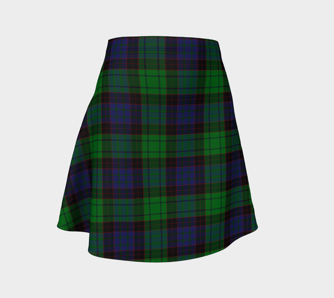 Stewart Old Modern Tartan Classic Flared Skirt