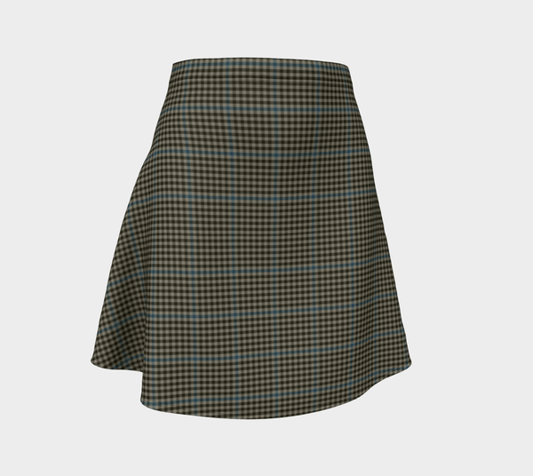 Haig Check Tartan Classic Flared Skirt