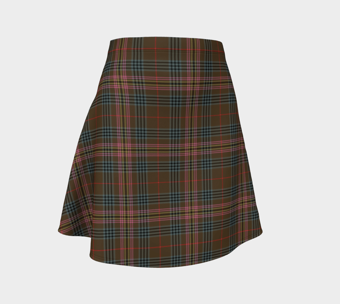 Kennedy Weathered Tartan Classic Flared Skirt