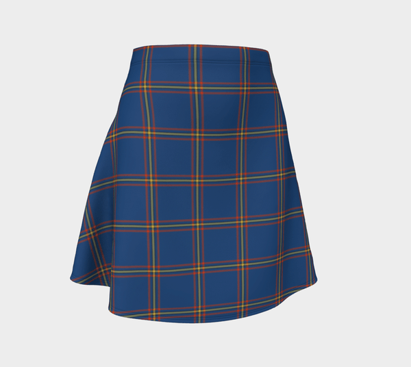 MacLaine of Loch Buie Hunting Ancient Tartan Classic Flared Skirt