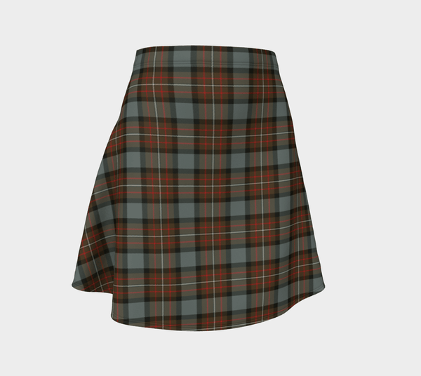 Fergusson Weathered Tartan Classic Flared Skirt