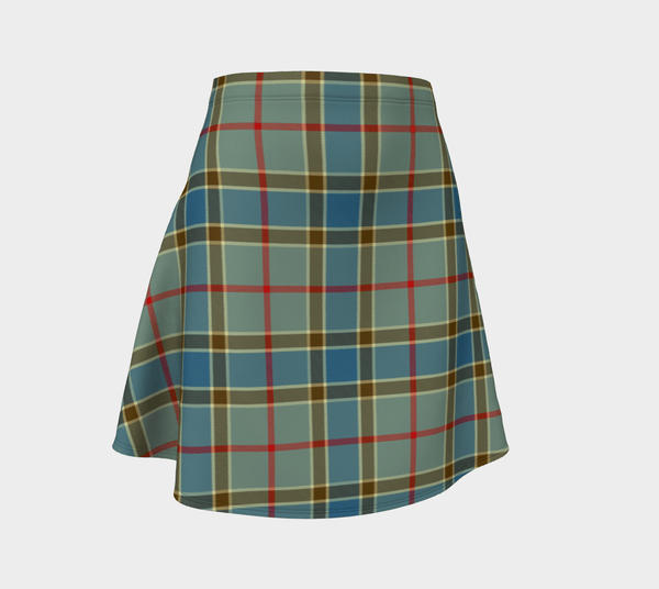 Balfour Blue Tartan Classic Flared Skirt