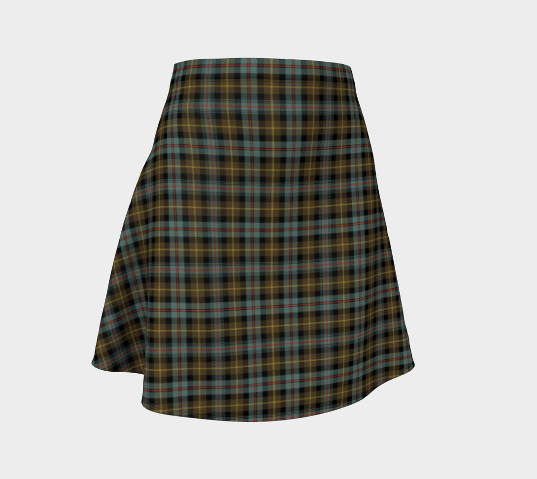 Farquharson Weathered Tartan Classic Flared Skirt