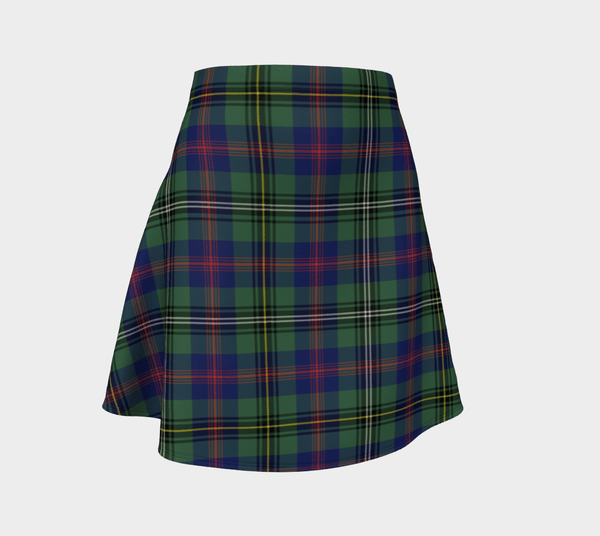 Wood Modern Tartan Classic Flared Skirt