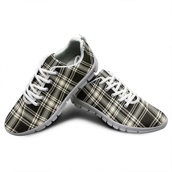 Menzies Black And White Ancient Tartan Classic Sneakers