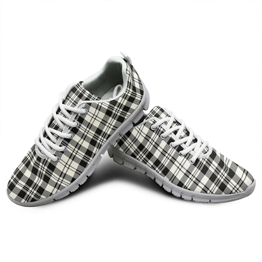 SCOTT BLACK AND WHITE ANCIENT Tartan Classic Sneakers