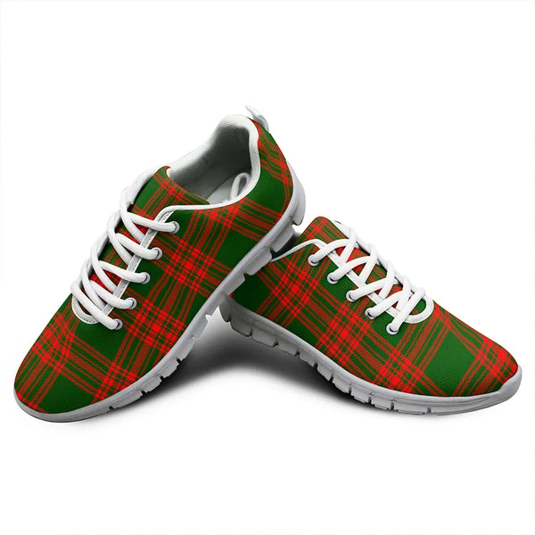 Menzies Green Modern Tartan Classic Sneakers