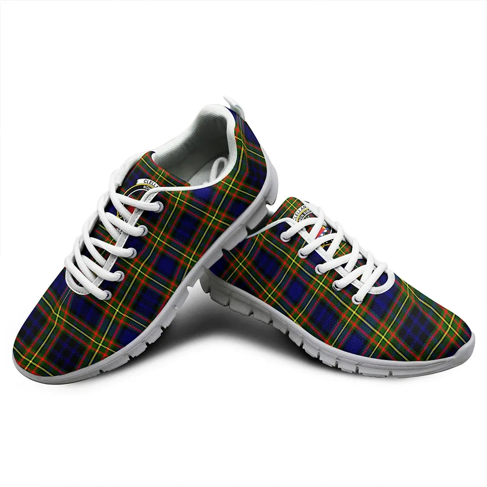 Clelland Modern Tartan Classic Crest Sneakers