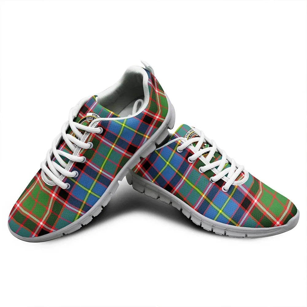 Stirling & Bannockburn District Tartan Classic Crest Sneakers